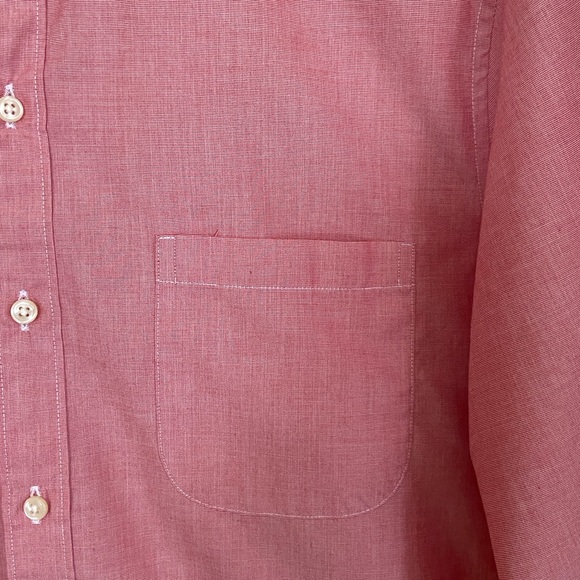 J.Crew 2-Ply Cotton Red Button-Down Shirt Men’s Medium - Picture 4 of 9